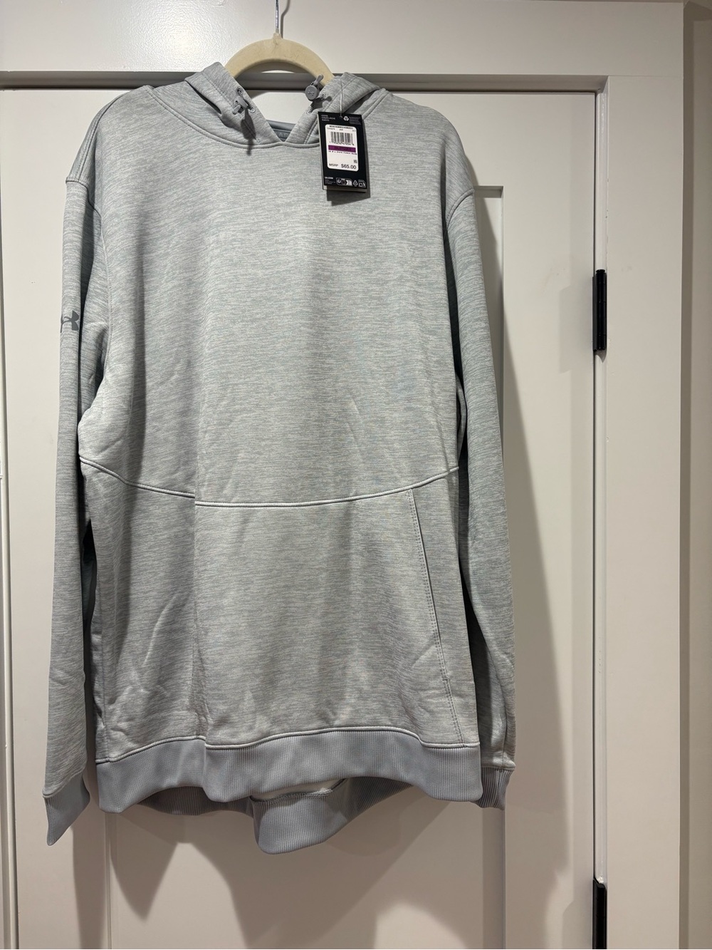 New Under Armour  Storm Fleece Gray Men's Hoodie Sweatshirt